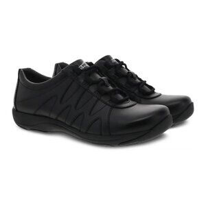Dansko Neena Leather Shoes, Black 39 - Slip Resistant, EUC, Work Shoe, Women's